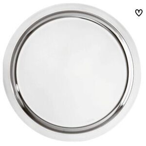 Genuine Sambonet Italy SBT Silver Tone Stainless Steel Round Serving Tray 13 3/4